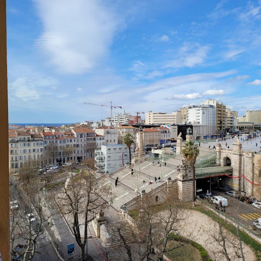 マルセイユStudio Gare Saint Charles 7Eme 10 Mns Vieux Portアパートメント エクステリア 写真