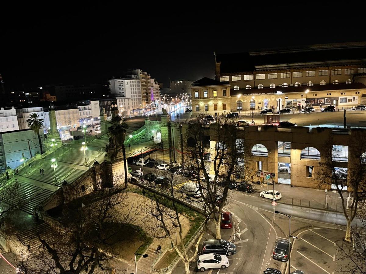 マルセイユStudio Gare Saint Charles 7Eme 10 Mns Vieux Portアパートメント エクステリア 写真